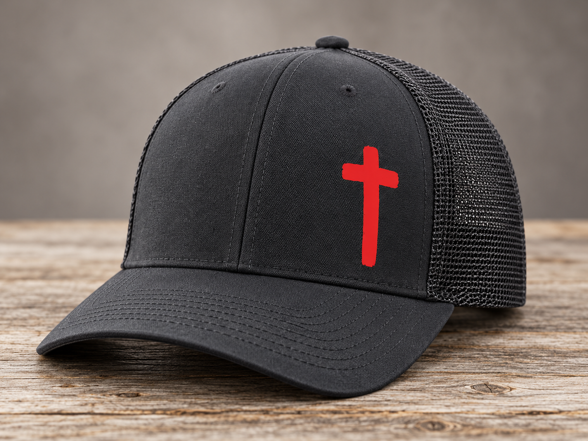 Rugged Cross Trucker Hat