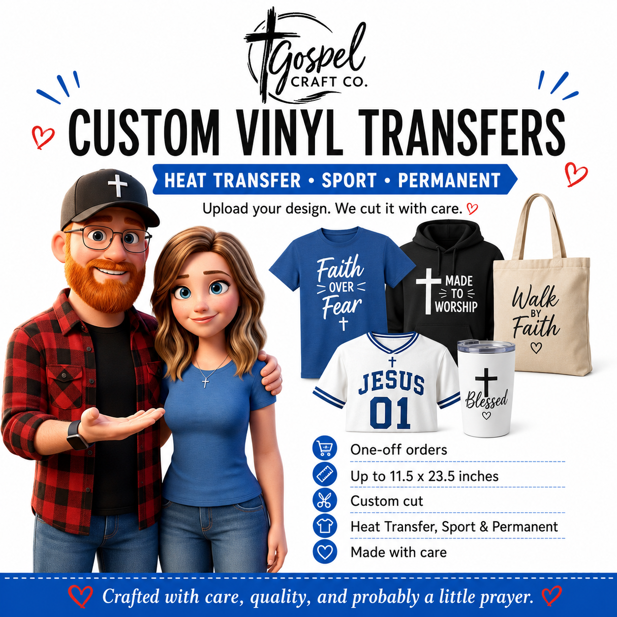 Custom Vinyl Transfers