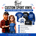 Custom Sports Vinyl Transfers