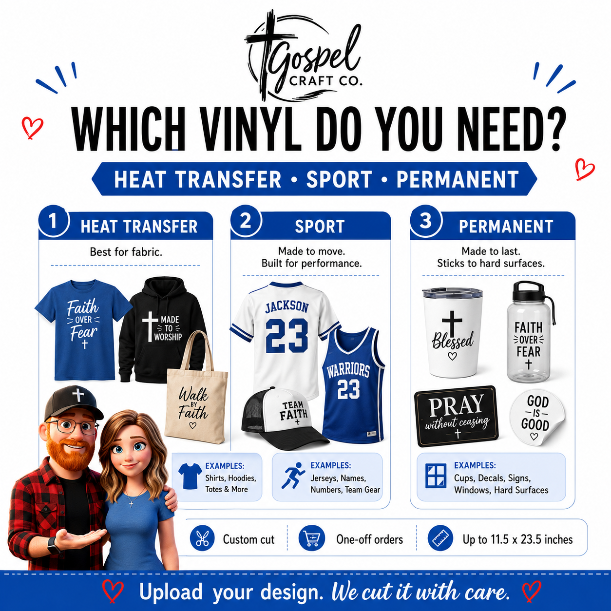Custom Vinyl Transfers