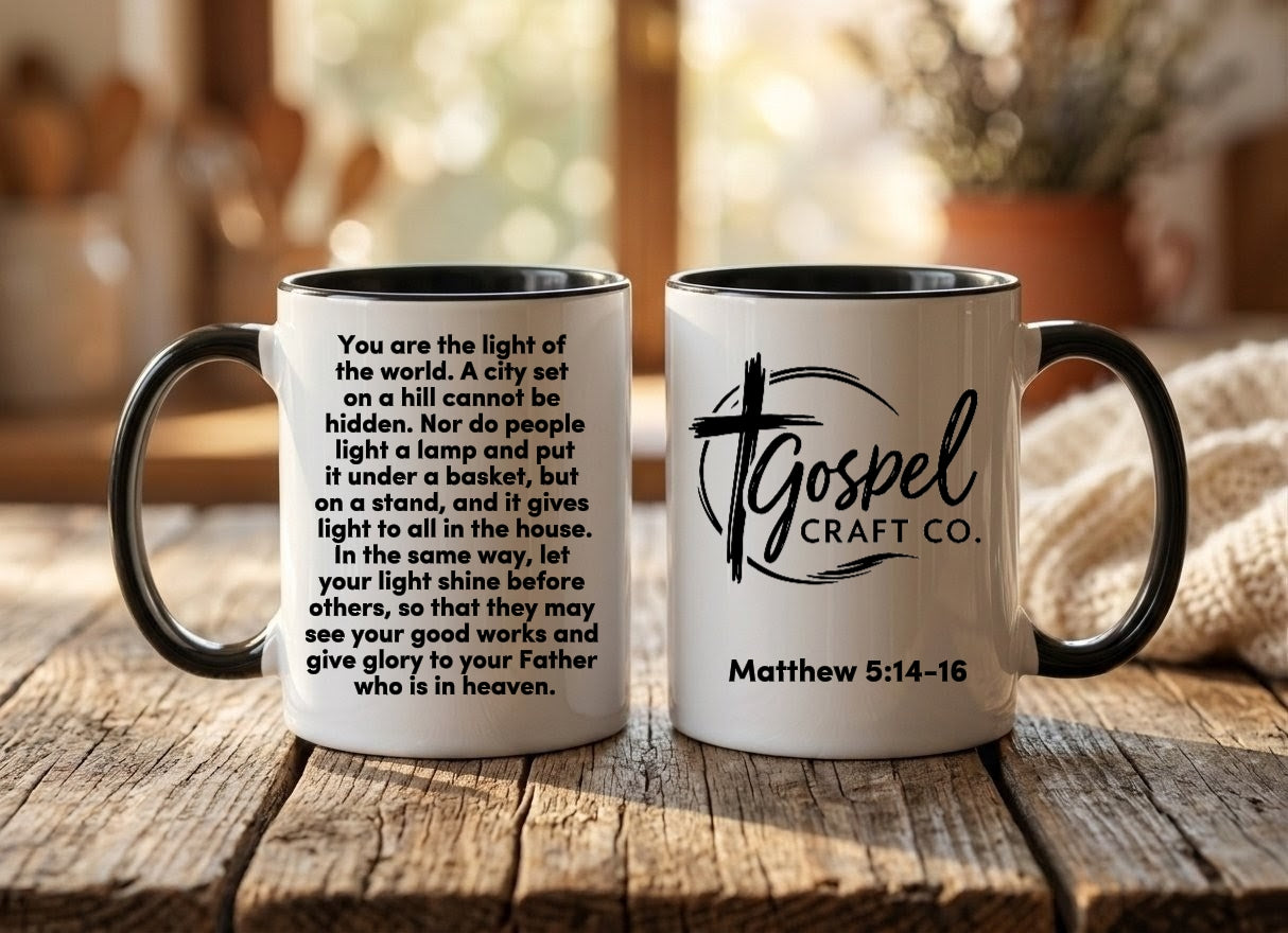 The "Scripture & Shenanigans" Mug Collection
