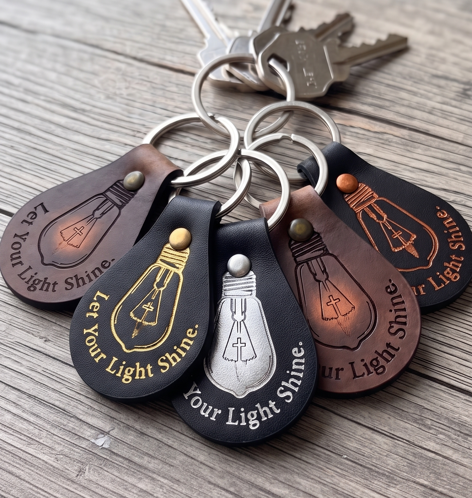 Matt 5:14-16 Key Chain