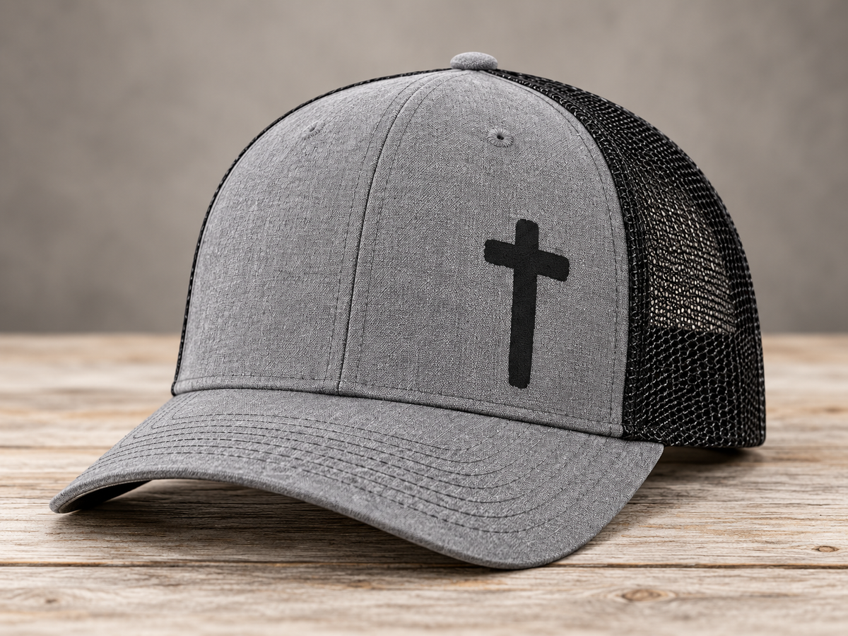 Rugged Cross Trucker Hat