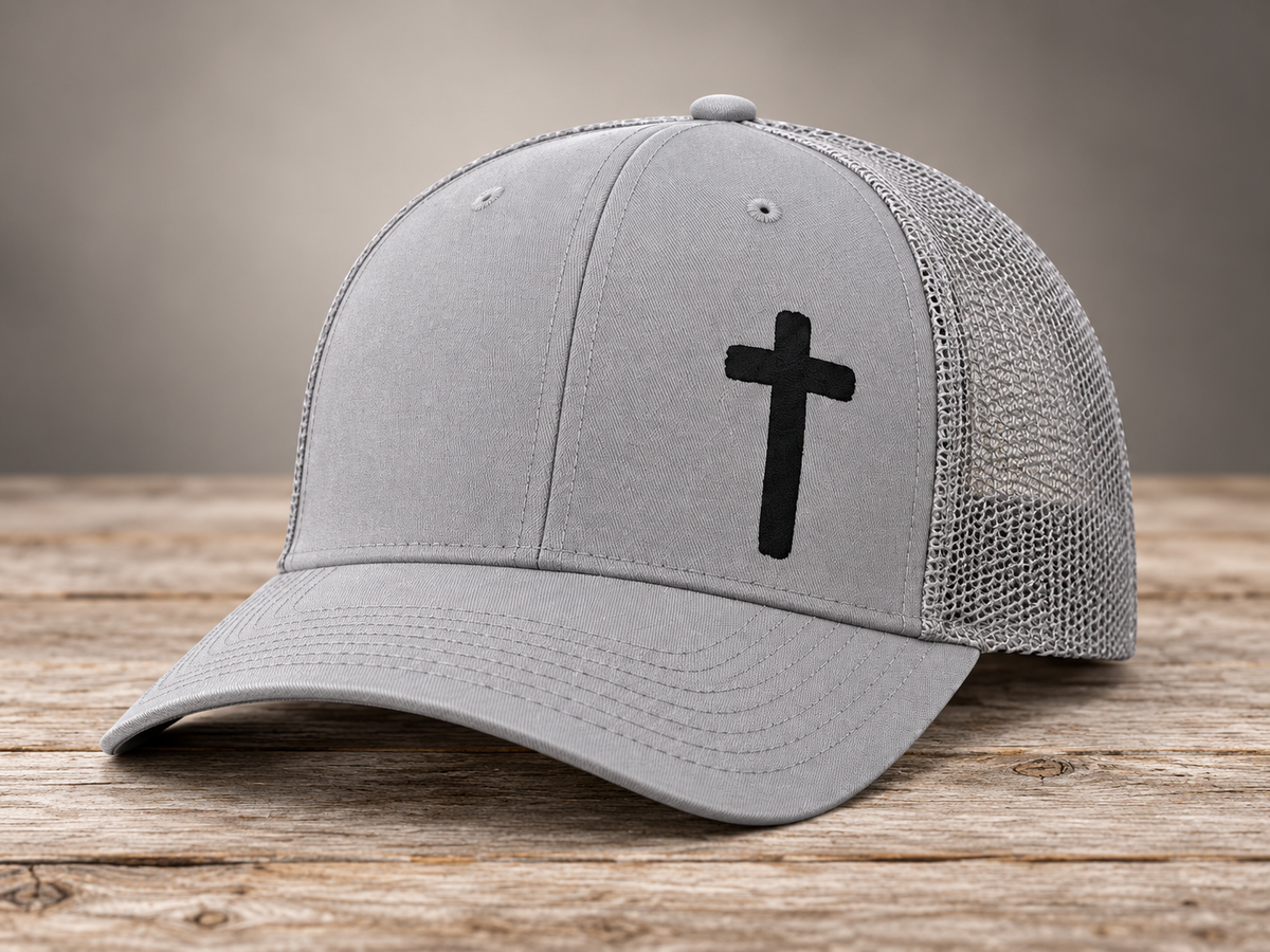 Rugged Cross Trucker Hat