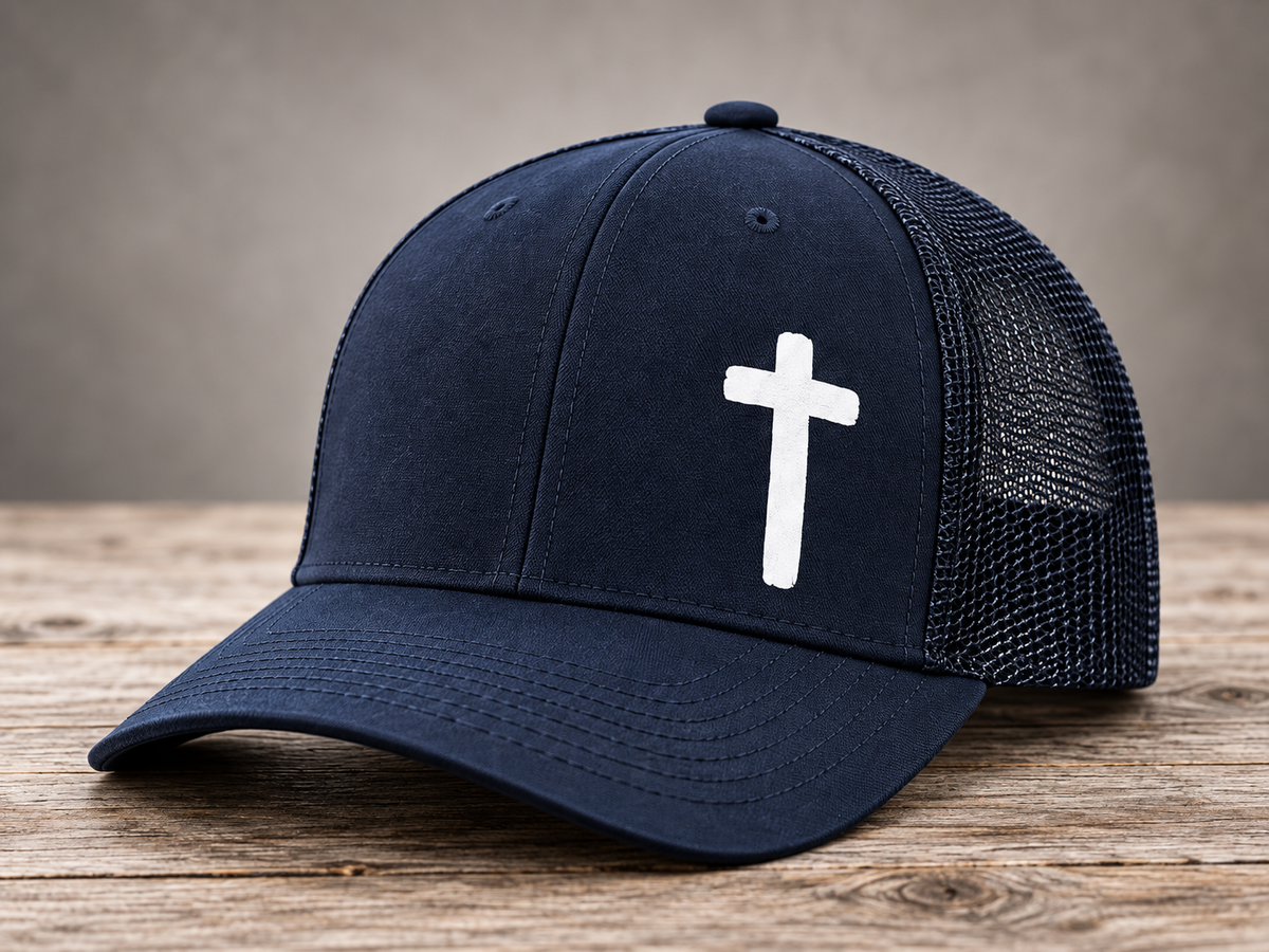 Rugged Cross Trucker Hat