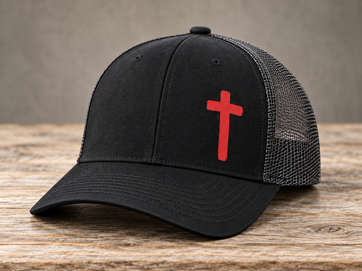 Rugged Cross Trucker Hat