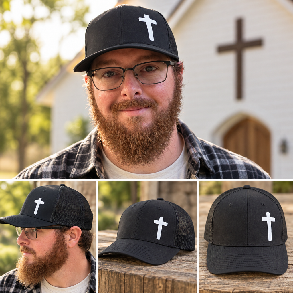 Rugged Cross Trucker Hat
