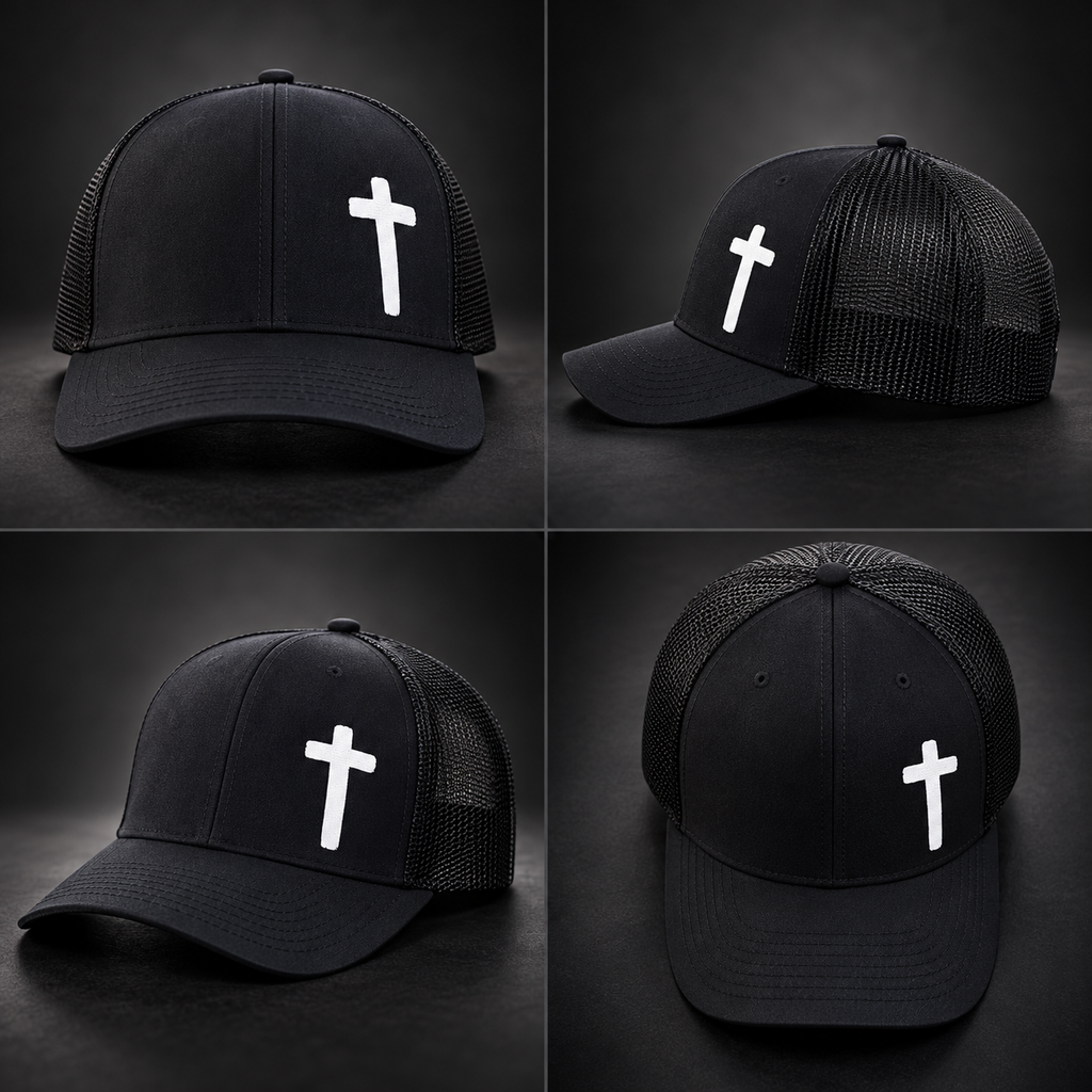 Rugged Cross Trucker Hat