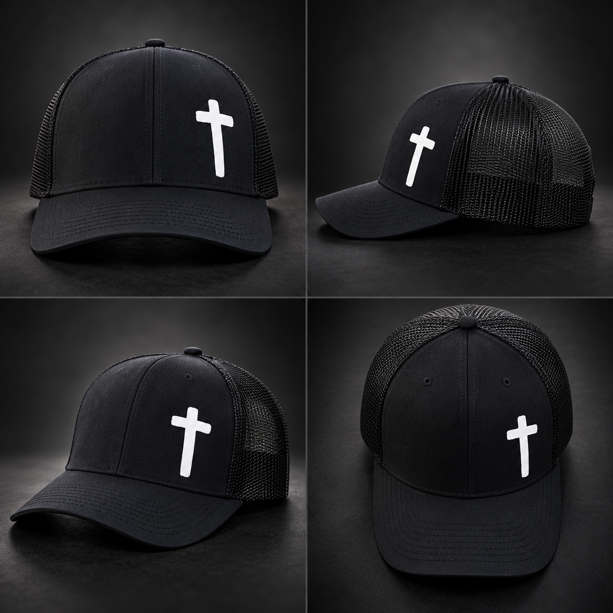 Rugged Cross Trucker Hat
